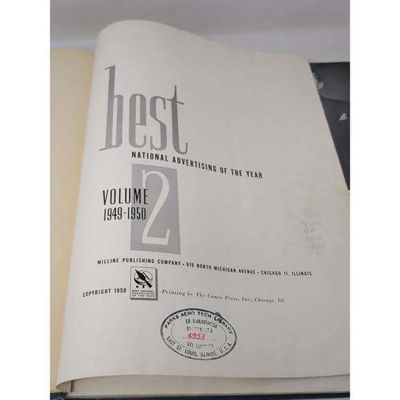 Vintage 1950 Best Advertising‎ Book Car Fashion Perfume Magazine Ads Design MCM - Picture 14 of 16